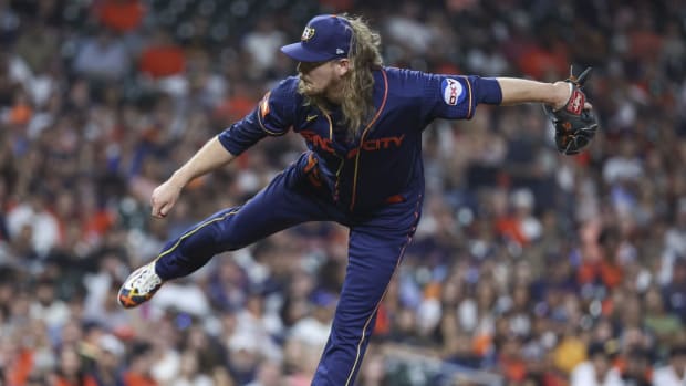 Houston Astros right-hander Ryne Stanek